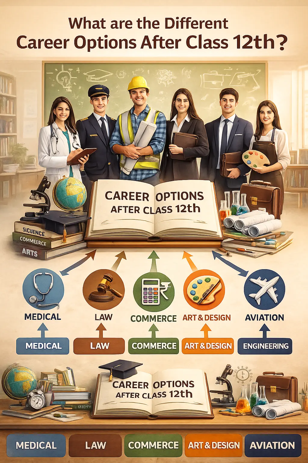 What Are the Different Career Options After Class 12th?